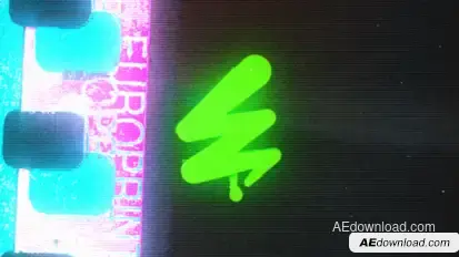 Analog Echo Reveal Logo Stings template preview