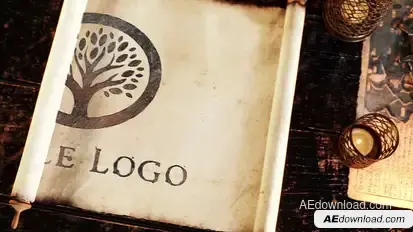 Ancient Parchment Logo Logo Stings template preview