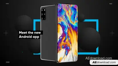 Android app presentation 4K mockup Product Promo template preview
