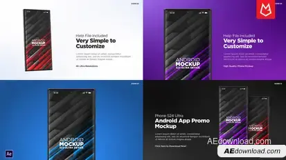 Android App Promo | S24 Ultra Mockup Product Promo template preview