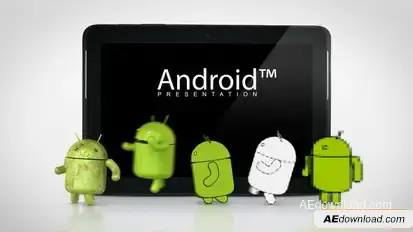 Videohive Android Presentation Video Displays template preview