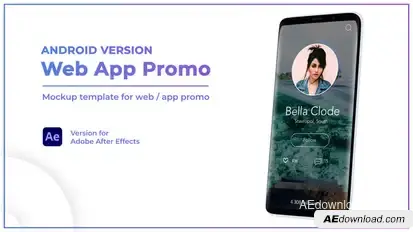 Android Web / App Presentation Product Promo template preview