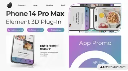 Animated Android Phone Mockup Product Promo template preview