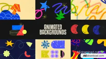 Animated Backgrounds Elements template preview
