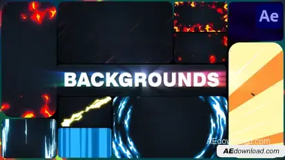 Animated Backgrounds for After Effects Elements template preview