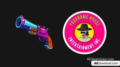 Animated Character Logo Logo Stings template preview