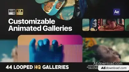 Animated Galleries | Carousel & Sliders Elements template preview