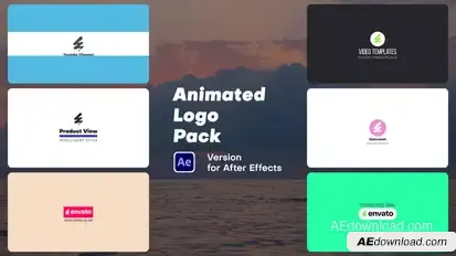 Animated Logo Pack Logo Stings template preview