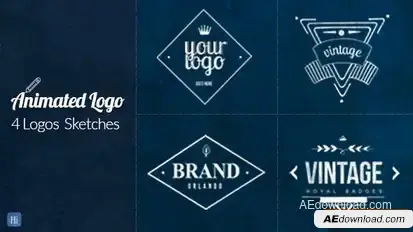 Animated Logo Pack Logo Stings template preview