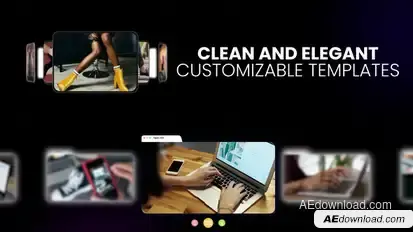 Animated Photo Display Video Displays template preview