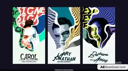 Animated Poster Stories Openers template preview