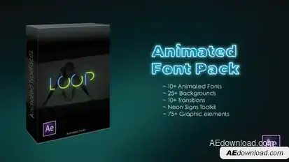 Animated Titles Elements template preview