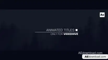 Animated Titles Titles template preview