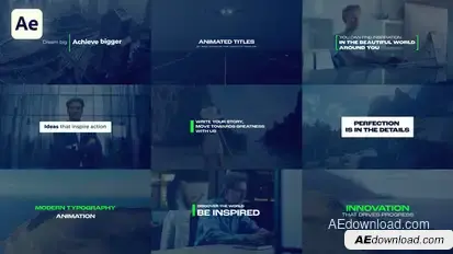 Animated Titles Titles template preview
