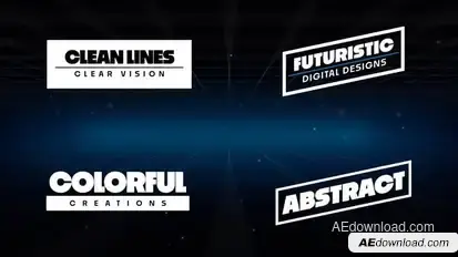 Animated Titles Titles template preview