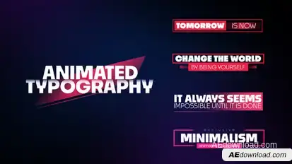Animated Titles Titles template preview