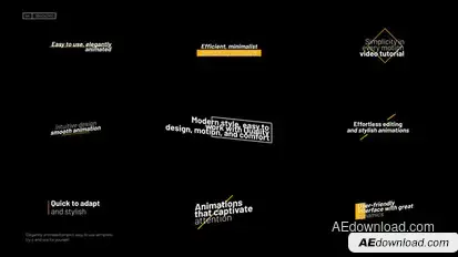 Animated Titles | After Effects Titles template preview