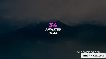Animated Titles Pack | AE Titles template preview