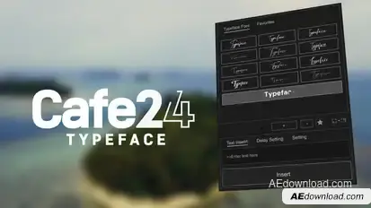 Animated Typeface - Oh Square Titles template preview