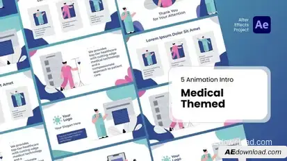 Animation Intro - Medical Themed After Effect Templates Openers template preview