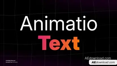 Animation Text 8.0 | After Effects Titles template preview