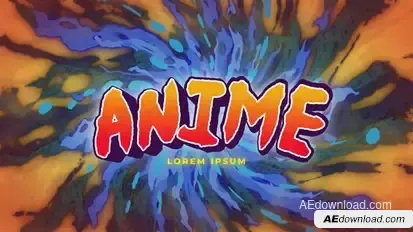 Anime Logo & Title Logo Stings template preview