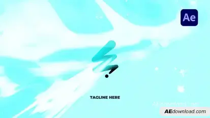 Anime Style Water Splash Logo Unveil Logo Stings template preview
