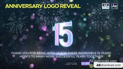 Anniversary Logo Logo Stings template preview