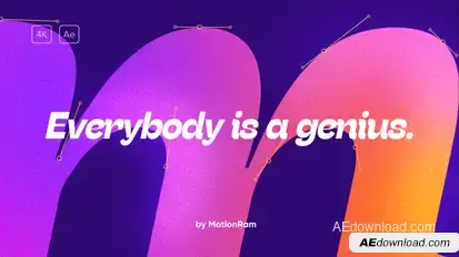 Another Typography Titles template preview
