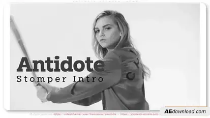 Antidote Stomper Intro Openers template preview