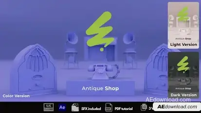 Antique Shop Promo Openers template preview