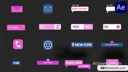 App Banners And Icons for After Effects Titles template preview