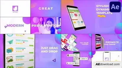 Videohive App Dynamic Promo for After Effects Openers template preview