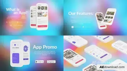 App Mobile Promo Product Promo template preview