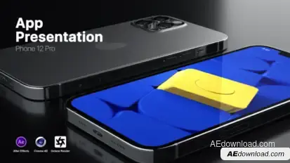 App Presentation | 12 Pro Product Promo template preview