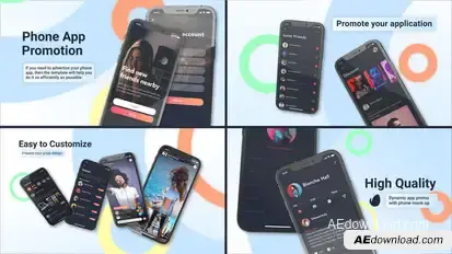 App Presentation Phone 12 Product Promo template preview