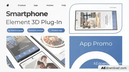 App Presentation Phone Mockup Product Promo template preview