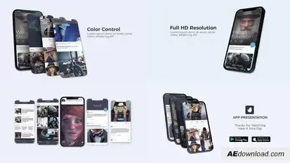 App Presentation V 2.0 Product Promo template preview