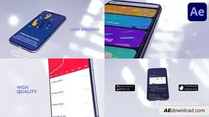Videohive App Presentation White Version for After Effects Openers template preview