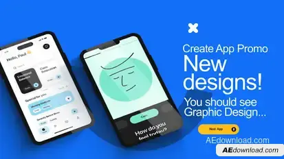 Modern Mobile App Promo | Clean Marketing Product Promo template preview