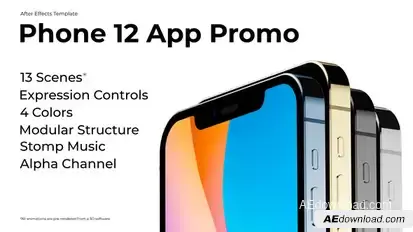 App Promo - Phone 12 Pro Product Promo template preview