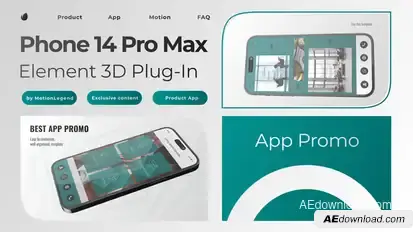 App Promo - Phone Presentation Product Promo template preview