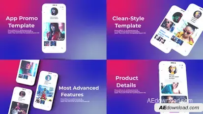 App Promo Light Version Product Promo template preview