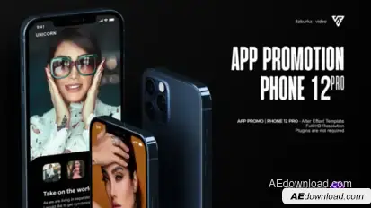 App Promo | Phone 12 Pro Product Promo template preview