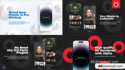 App Promo | Phone 14 Pro Clay Device Mockup Product Promo template preview