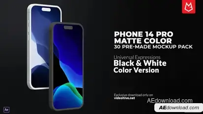 App Promo | Phone 14 Pro Matte Version Mockup Pack Product Promo template preview