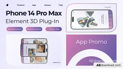 App Promo Phone 14Pro Product Promo template preview