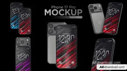 App Promo | Phone 17 Pro Black Mockup Product Promo template preview