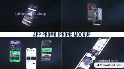 App Promo Phone Mockup Product Promo template preview