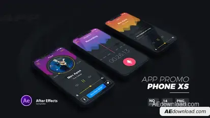 App Promo // Phone Xs Product Promo template preview